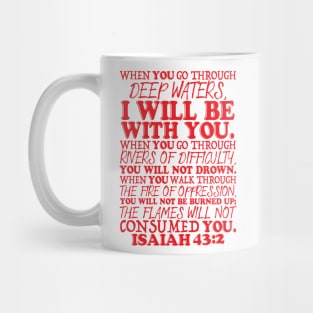 Isaiah 43:2 Mug